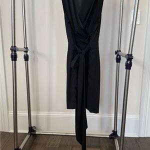 Catherines Black Dress with Pink Label